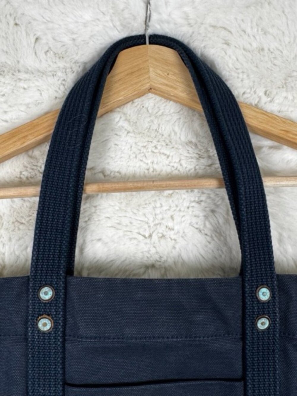 Polo Ralph Lauren Tote Limited Edition Zip Canvas Navy Blue Big Pony #3 Boat Bag - Picture 4 of 11